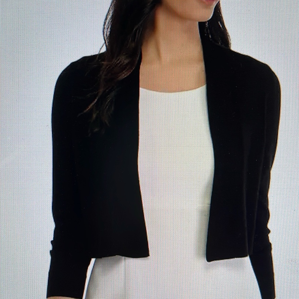 Calvin Klein- Cropped Open Cardigan/Bolero